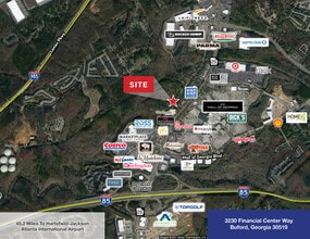 3230 Financial Center Way, Buford, GA - VUE AÉRIENNE  vue de carte
