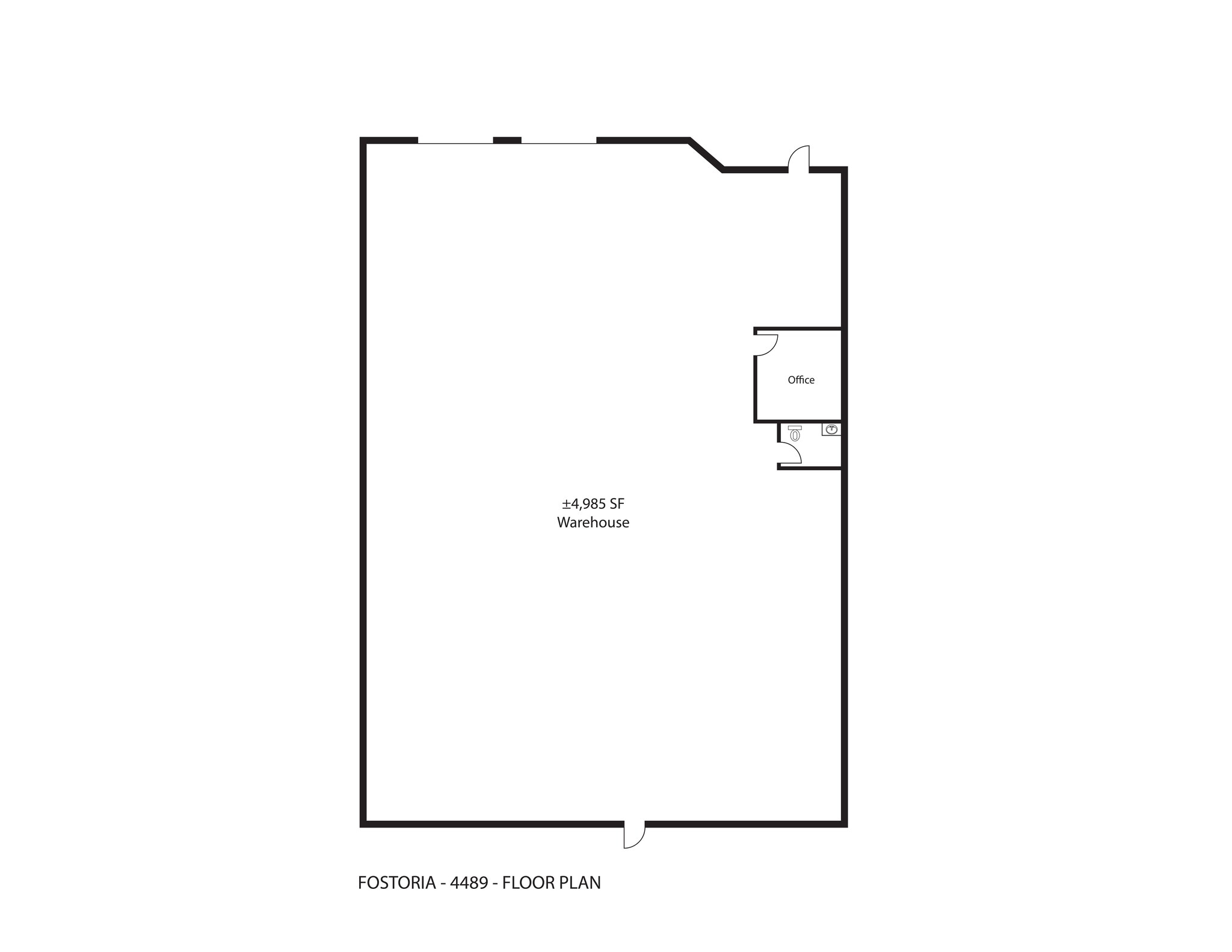 4487-4497 S 134th Plz, Tukwila, WA à louer Plan de site– Image 1 sur 7