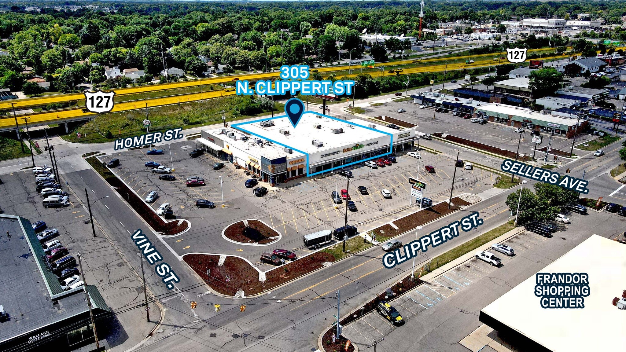 301-325 N Clippert St, Lansing, MI à louer Carte– Image 1 sur 3