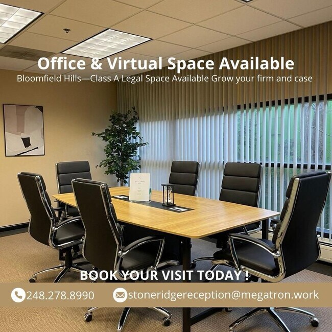 Plus de détails pour 40900 Woodward Ave, Bloomfield Hills, MI - Coworking à louer
