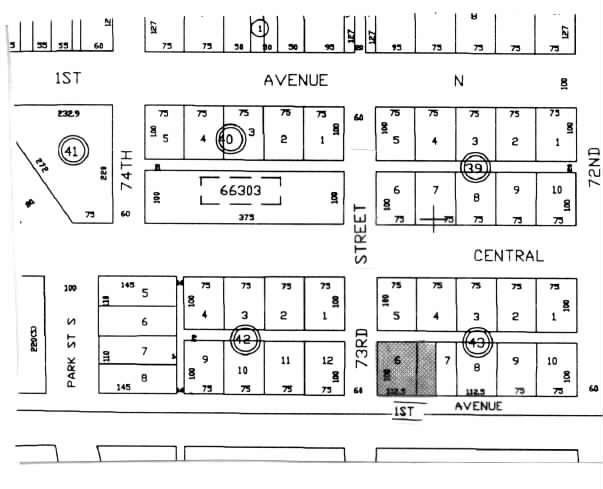 7235 1st Ave S, Saint Petersburg, FL à louer - Plan cadastral – Image 2 sur 6