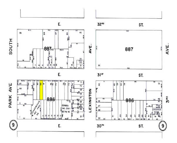 108 E 31st St, New York, NY à vendre - Plan cadastral – Image 2 sur 8