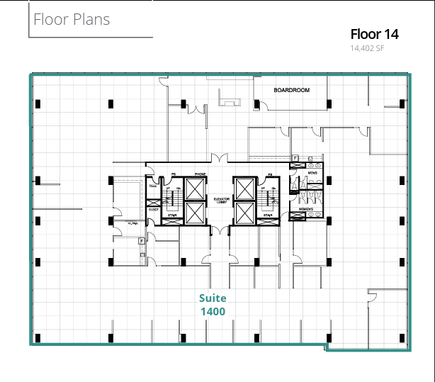 840 7th Ave SW, Calgary, AB à louer Plan d’étage– Image 1 sur 1