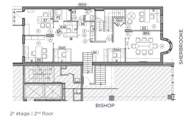 1428-1430 Rue Sherbrooke O O, Montréal, QC à louer Plan d’étage– Image 1 sur 1