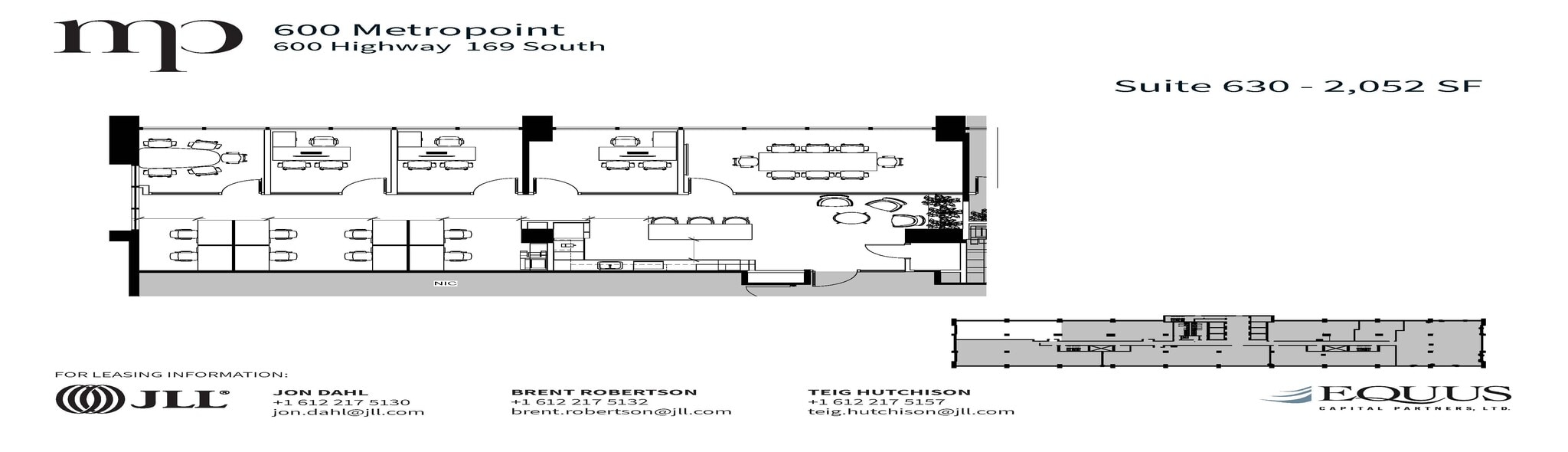 600 Highway 169 S, Saint Louis Park, MN à louer Plan d’étage– Image 1 sur 1