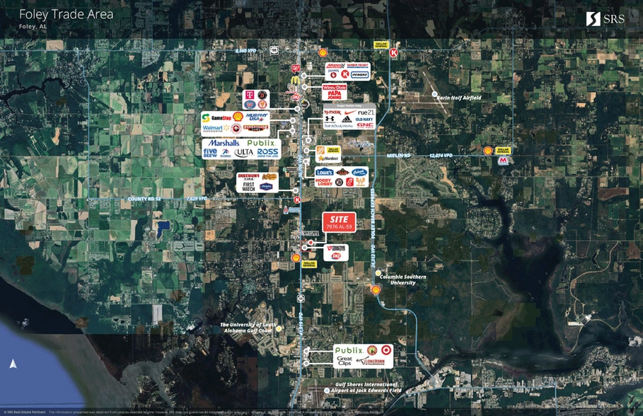AL 59 Hwy, Foley, AL à vendre - Aérien – Image 2 sur 3