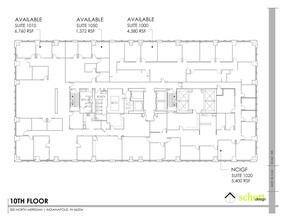 300 N Meridian St, Indianapolis, IN à louer Plan de site– Image 1 sur 1