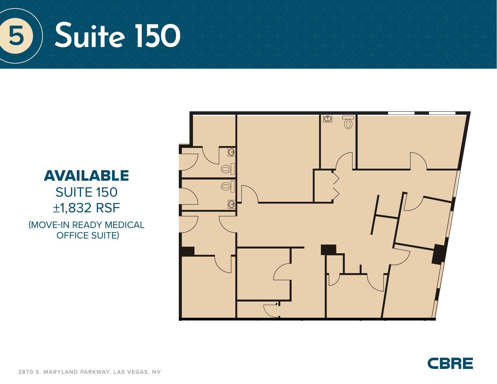 2870 S Maryland Pky, Las Vegas, NV à louer Plan d’étage– Image 1 sur 1