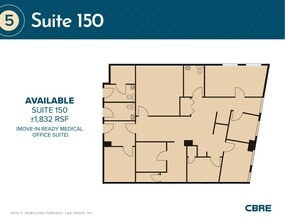2870 S Maryland Pky, Las Vegas, NV à louer Plan d’étage– Image 1 sur 1