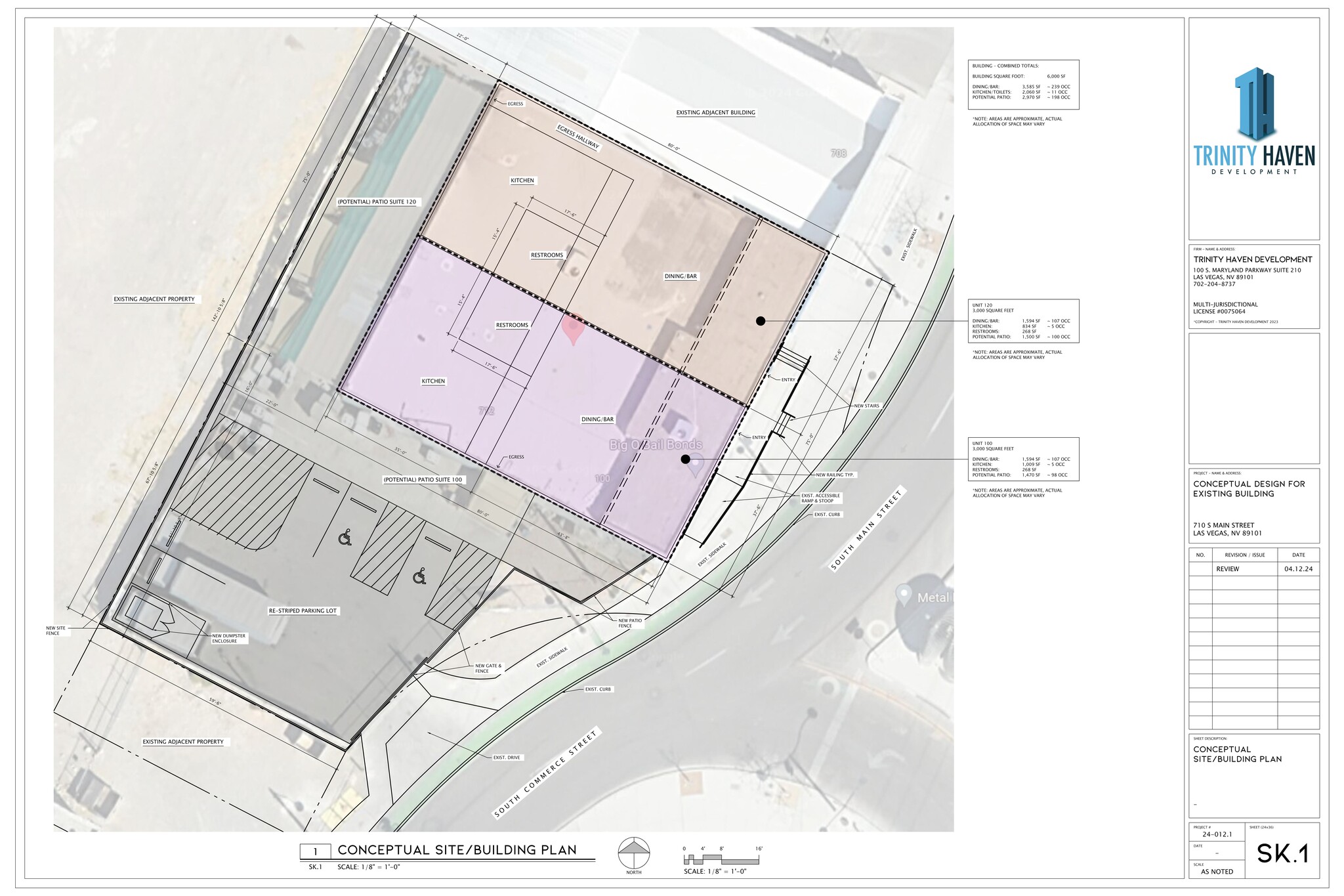 710 S Main St, Las Vegas, NV à louer Plan de site– Image 1 sur 20