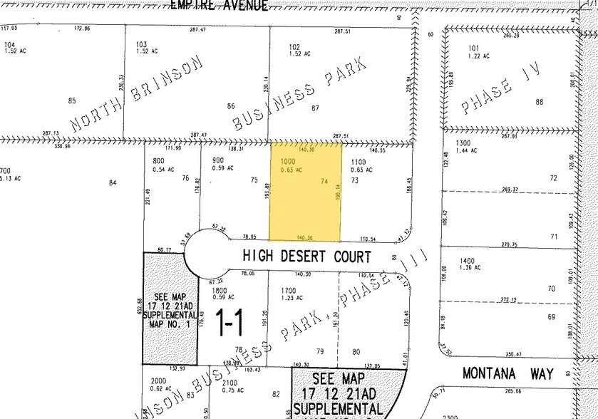20756 High Desert Ct, Bend, OR à louer - Plan cadastral – Image 2 sur 17
