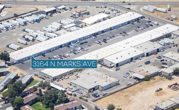 3164 N Marks Ave, Fresno, CA - Vue aérienne vue de carte