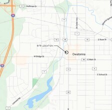 120 N Oak Ave, Owatonna, MN - Vue aérienne vue de carte