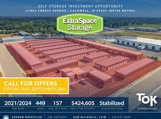 Plus de détails pour 21892 Cobalt Ave, Caldwell, ID - Spécialisé à vendre