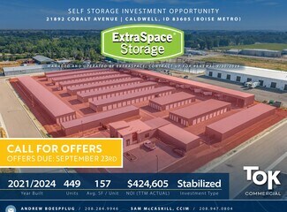 Plus de détails pour 21892 Cobalt Ave, Caldwell, ID - Spécialisé à vendre