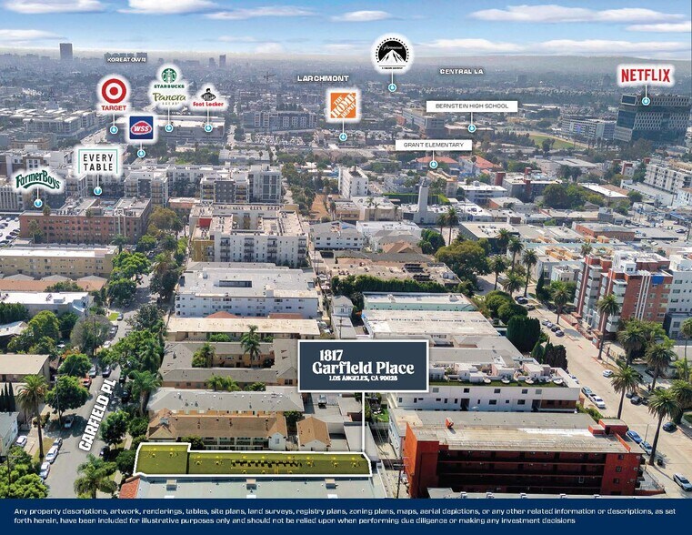 1817 Garfield Pl, Los Angeles, CA à vendre - Photo de l’immeuble – Image 3 sur 10