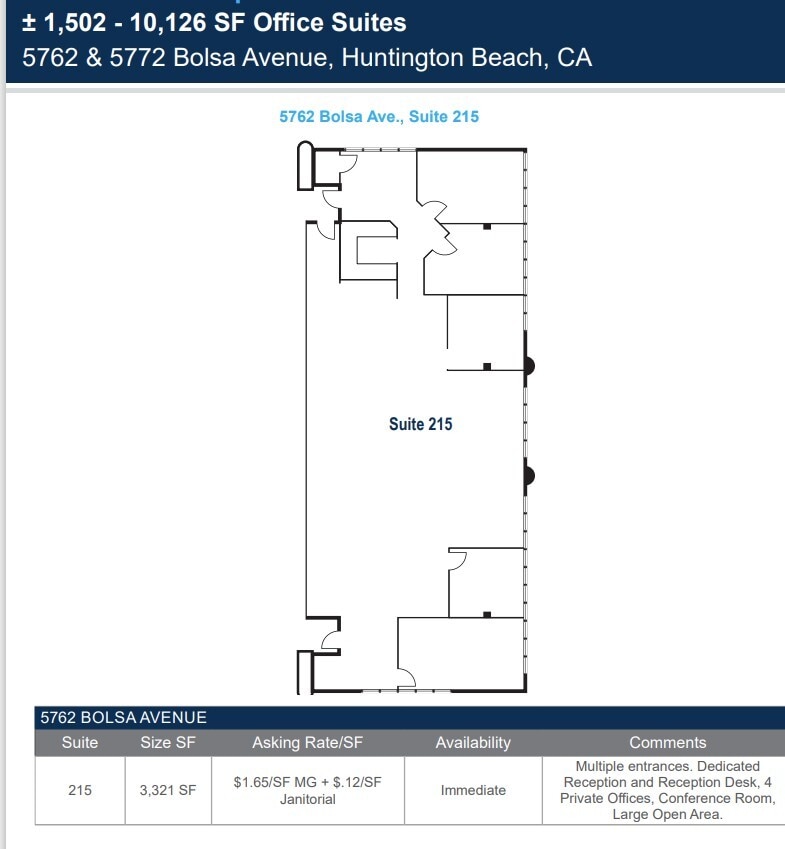 5762 Bolsa Ave, Huntington Beach, CA à louer Photo de l’immeuble– Image 1 sur 1
