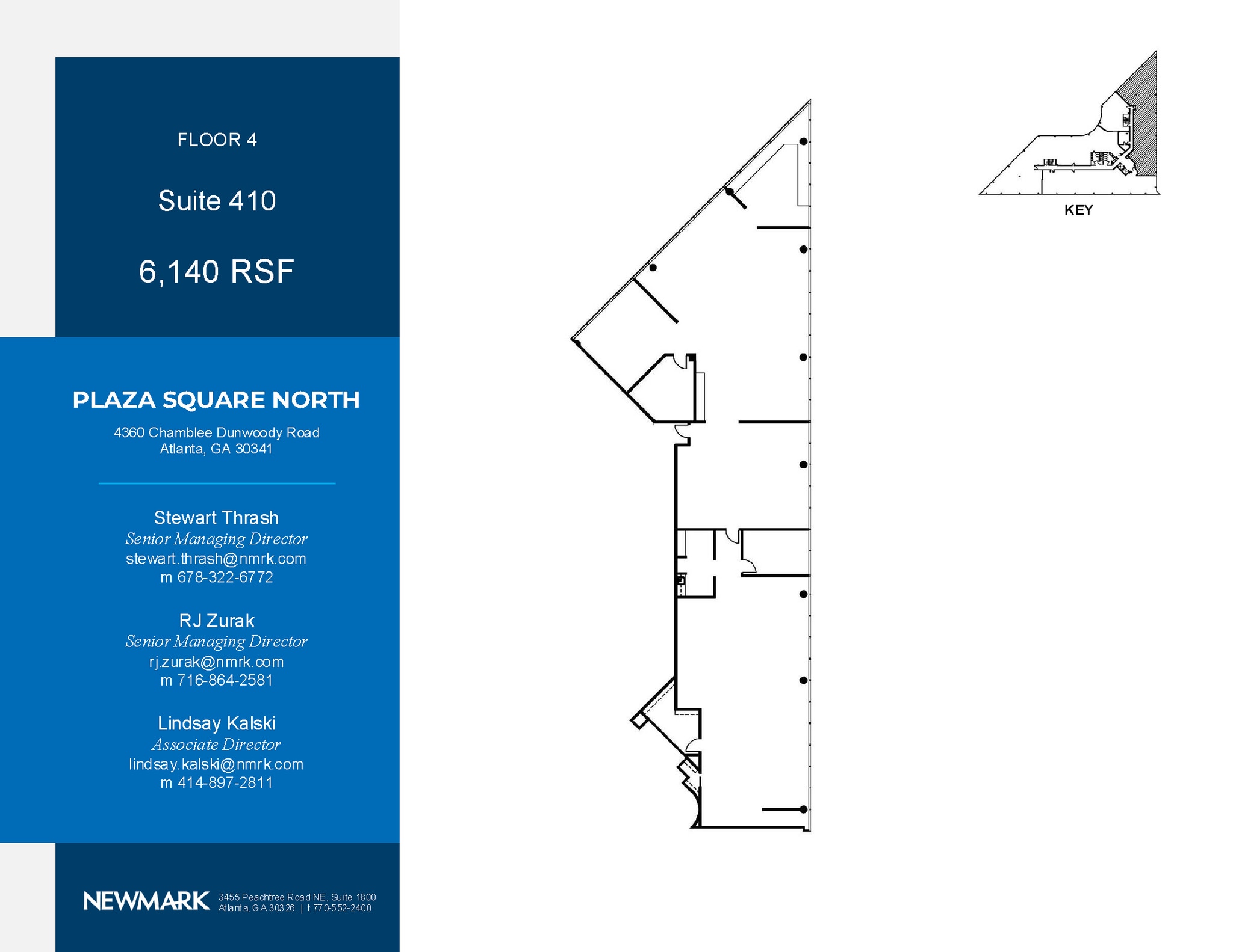 4360 Chamblee Dunwoody Rd, Atlanta, GA à louer Plan d’étage– Image 1 sur 2