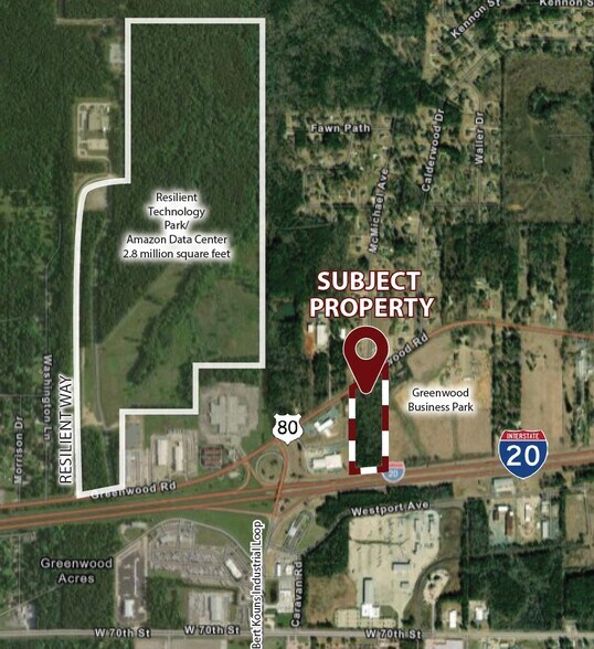 7100 Greenwood Rd, Shreveport, LA à vendre - Photo principale – Image 1 sur 2