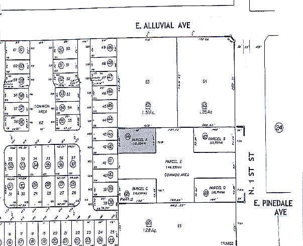 7339 N 1st St, Fresno, CA à louer - Plan cadastral – Image 3 sur 25