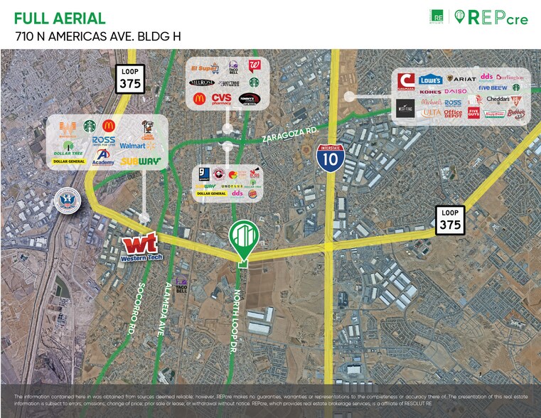 710 Americas ave, El Paso, TX à louer - Photo de l’immeuble – Image 2 sur 10