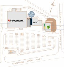 400 Lansdowne St E, Peterborough, ON à louer Plan de site– Image 1 sur 2