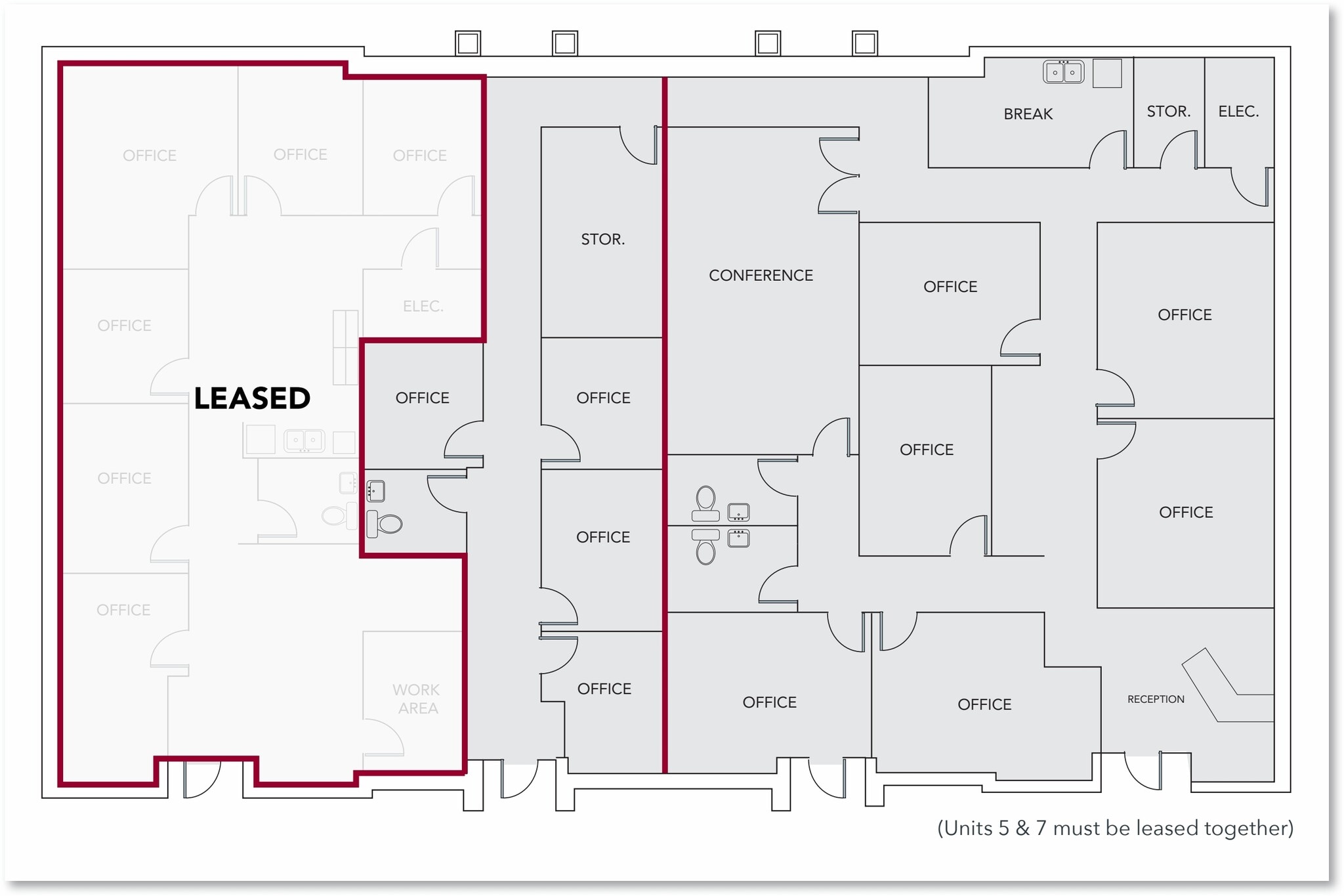 8311 Bandford Way, Raleigh, NC à louer Plan d’étage– Image 1 sur 3