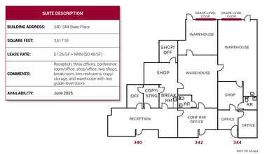 340-358 State Pl, Escondido, CA à louer Plan d’étage– Image 2 sur 2