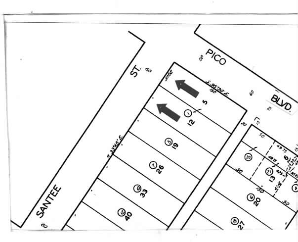 1300 Santee St, Los Angeles, CA à vendre - Plan cadastral – Image 2 sur 5