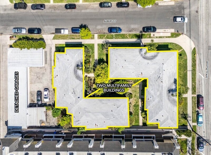 5451 Whitsett Ave, Valley Village, CA à vendre - Aérien – Image 3 sur 9
