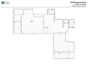 373 Park Ave S, New York, NY à louer Plan d’étage– Image 1 sur 15