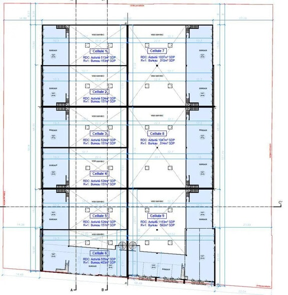 Bureau dans Ivry-sur-Seine à louer - Plan d’étage – Image 3 sur 5