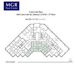 3401 Centrelake Dr, Ontario, CA à louer Plan d’étage– Image 1 sur 1