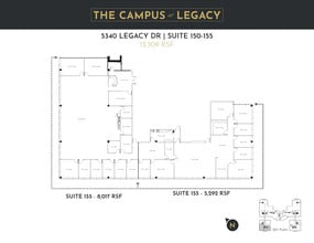 5340 Legacy Dr, Plano, TX à louer Plan d’étage– Image 1 sur 2