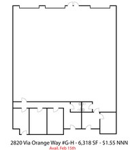 2810 Via Orange Way, Spring Valley, CA à louer Plan d’étage– Image 1 sur 1