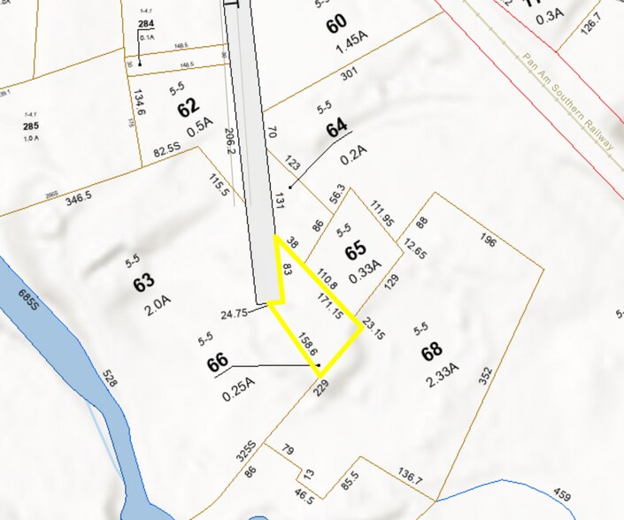 Lot 66 Mill St, Baldwinville, MA à vendre - Plan cadastral – Image 1 sur 4