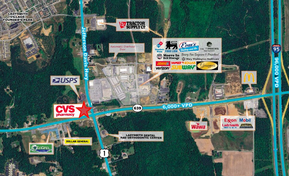 18048 Jefferson Davis Hwy, Ruther Glen, VA à vendre - Photo de l’immeuble – Image 2 sur 4