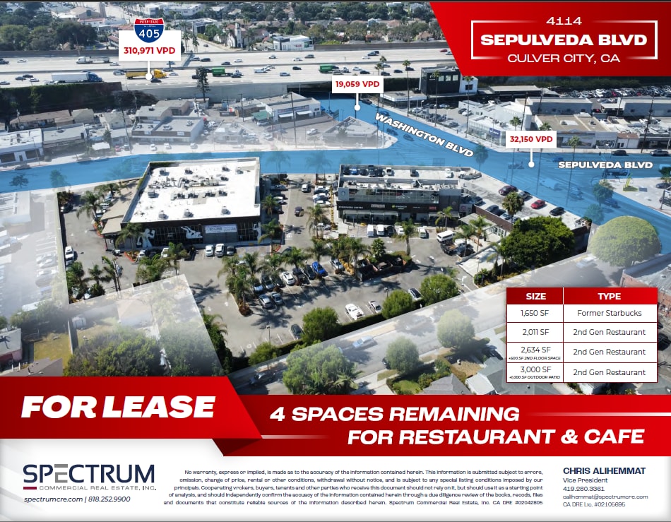 4114-4128 Sepulveda Blvd, Culver City, CA à louer Photo de l’immeuble– Image 1 sur 13