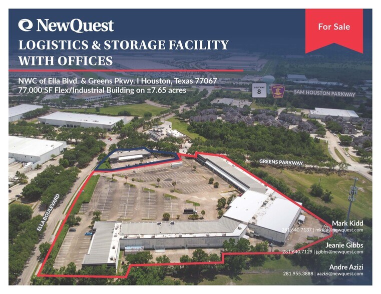 11101 Ella Blvd, Houston, TX à vendre - Photo de l’immeuble – Image 1 sur 5
