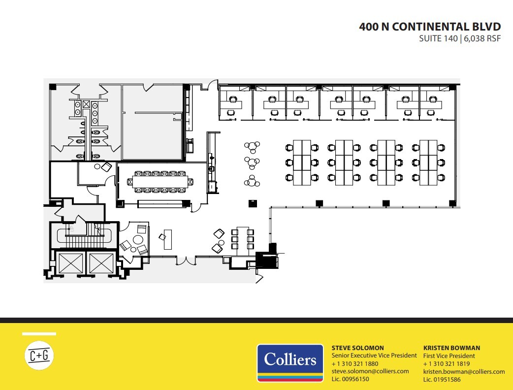 300 Continental Blvd, El Segundo, CA à louer Plan d’étage– Image 1 sur 1