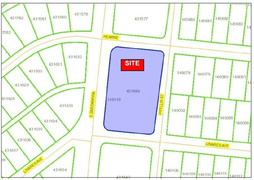 3402 S Zarzamora St, San Antonio, TX à louer - Plan cadastral – Image 2 sur 2