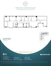 8201 Preston Rd, Dallas, TX à louer Plan d’étage– Image 1 sur 1