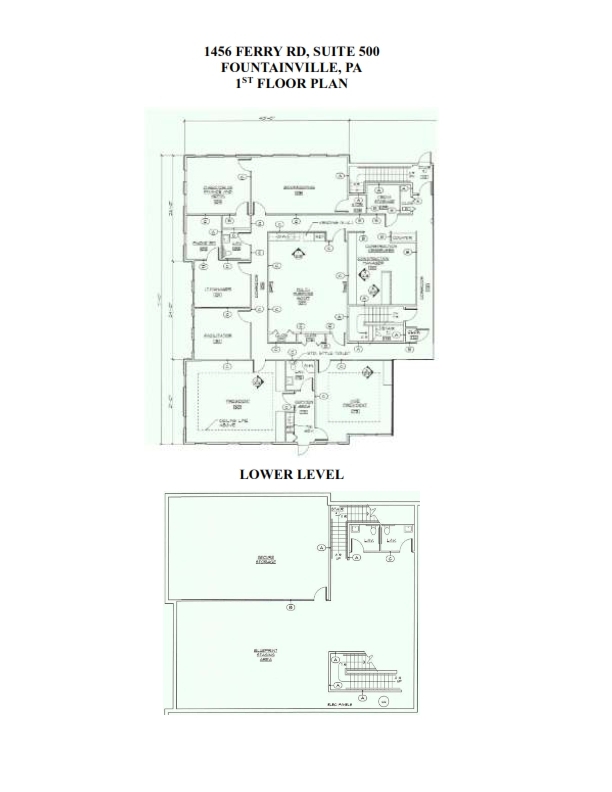 1456 Ferry Rd, Doylestown, PA 18901 - Lot 500 -  - Plan d’étage - Image 1 of 1