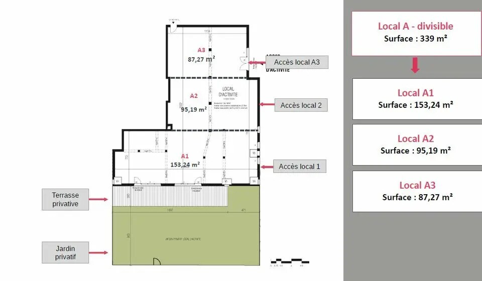 Route De Revel, Toulouse à vendre - Plan d’étage – Image 3 sur 3