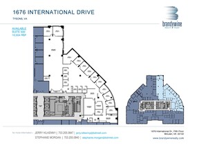 1676 International Dr, McLean, VA à louer Plan d’étage– Image 1 sur 1