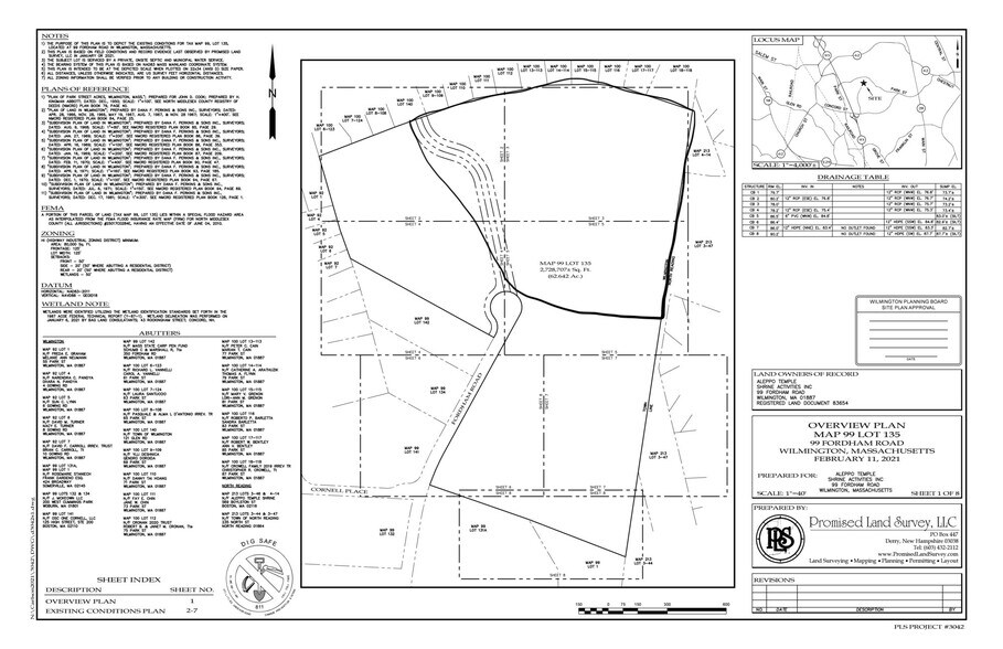 99 Fordham Rd, Wilmington, MA à louer - Plan de site – Image 2 sur 7