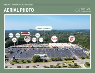 Plus de détails pour 803-1025 Martin St S, Pell City, AL - Local commercial à louer