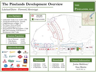 The Pinelands Development - Flowood MS - Immobilier d'entreprise