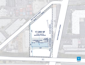 17331 W Broadway St, Gardena, CA à louer Plan de site– Image 1 sur 1