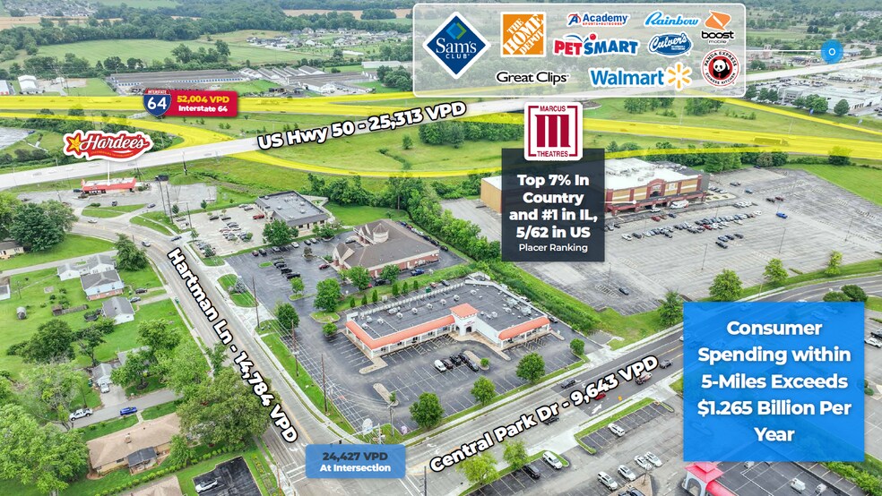 1334 Central Park Dr, O'Fallon, IL à vendre - Photo de l’immeuble – Image 3 sur 15